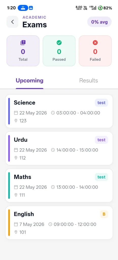 Online Examination and Report Cards